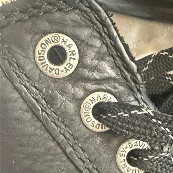 Harley-Davidson Black High-Top Men's Sneakers (11) - Picture 3 of 9